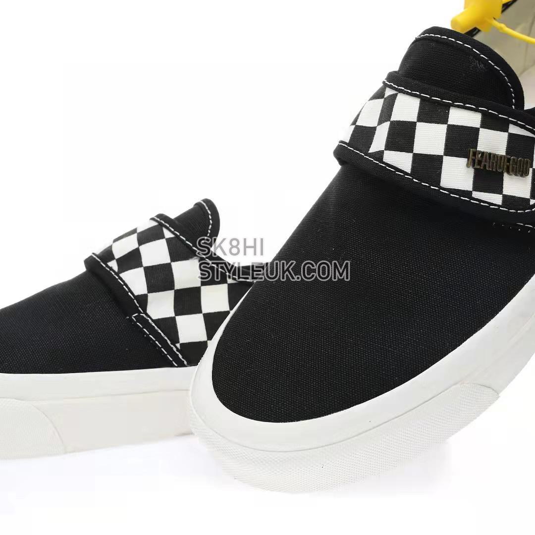 Vans Velcro Slip-On 47 V DX Mens Womens - Og Black/True White VN0A3MVARJO-1 Shoes