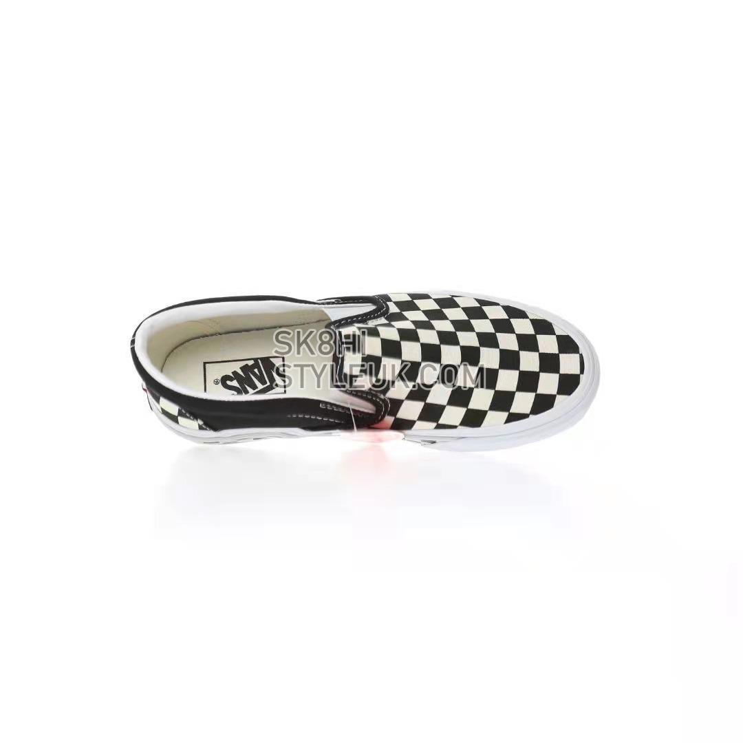 Vans Slip-On Checkerboard Mens Womens - Black/White VN0A5JJ19JA1-1 Shoes