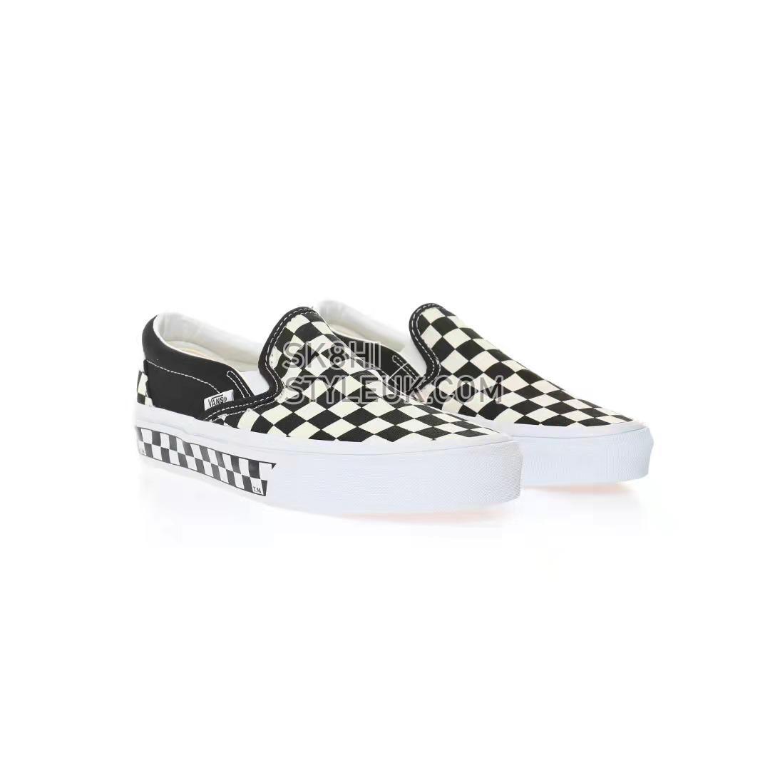 Vans Slip-On Checkerboard Mens Womens - Black/White VN0A5JJ19JA1-1 Shoes