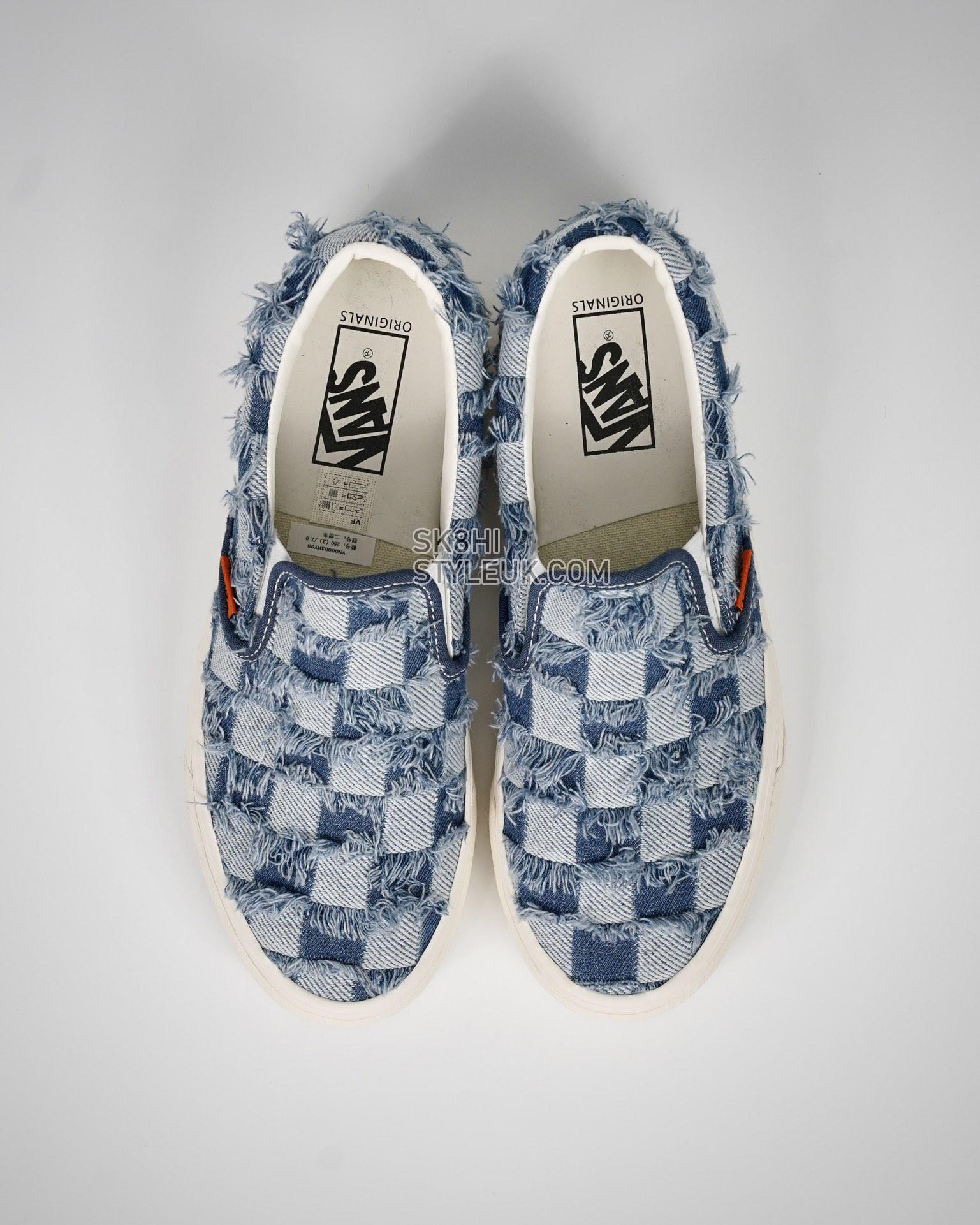 Vans Slip-On Stackform Woven Womens - Denim/Multi VN0A7Q5MB6A-1 Shoes