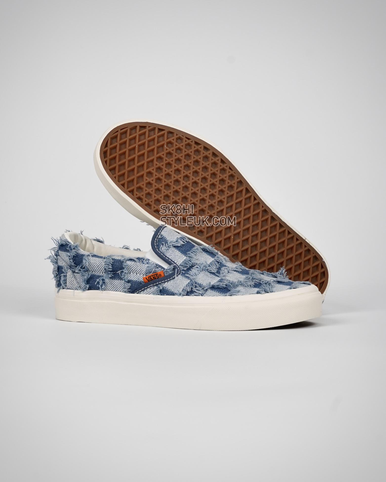 Vans Slip-On Stackform Woven Womens - Denim/Multi VN0A7Q5MB6A-1 Shoes