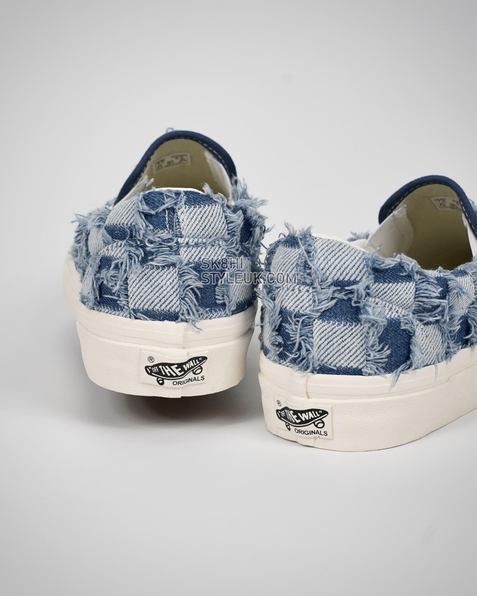 Vans Slip-On Stackform Woven Womens - Denim/Multi VN0A7Q5MB6A-1 Shoes