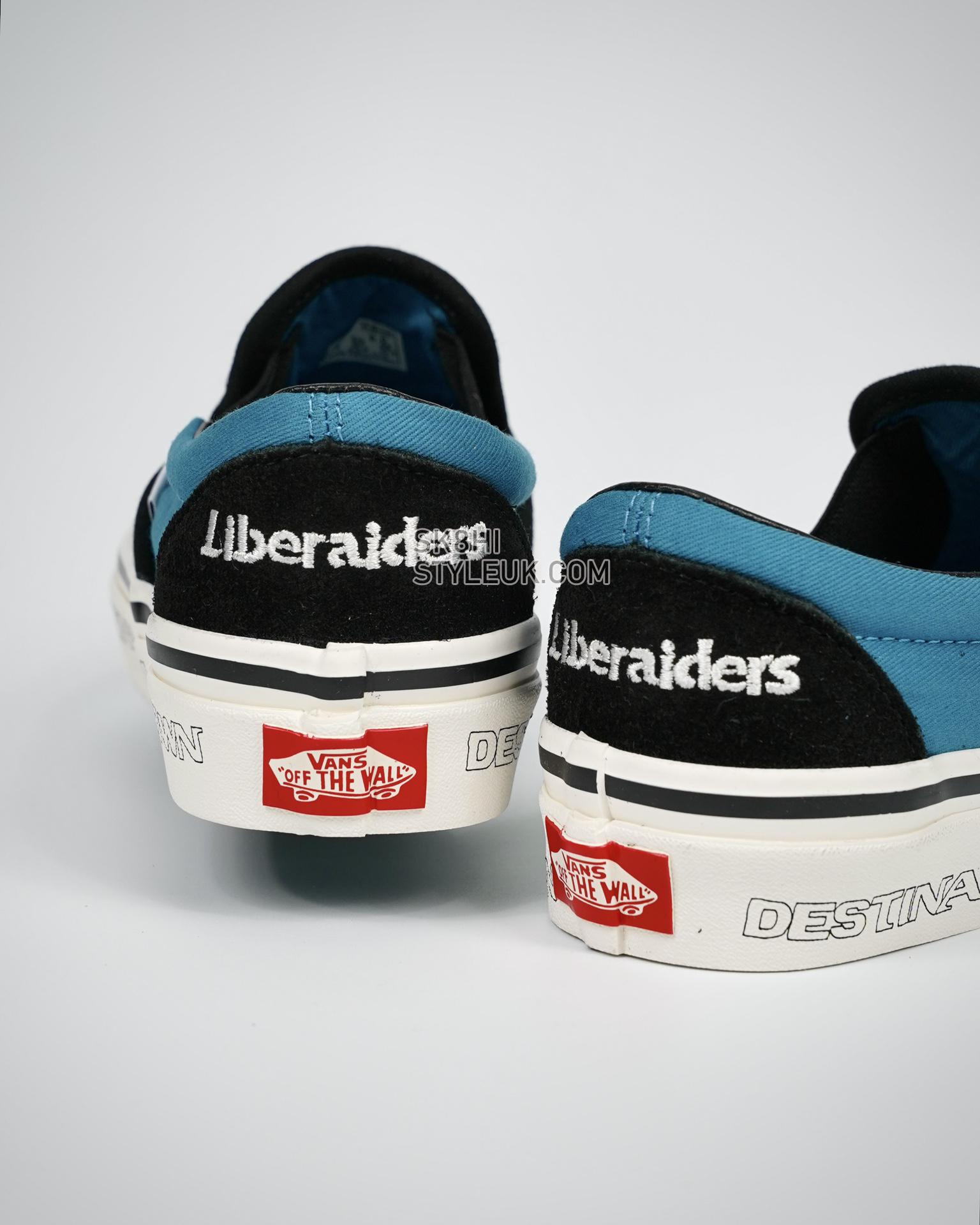 Vans x Liberaiders Slip-On 98 DX Mens Womens - Black/Blue/White VN0A3JEX7MN Shoes