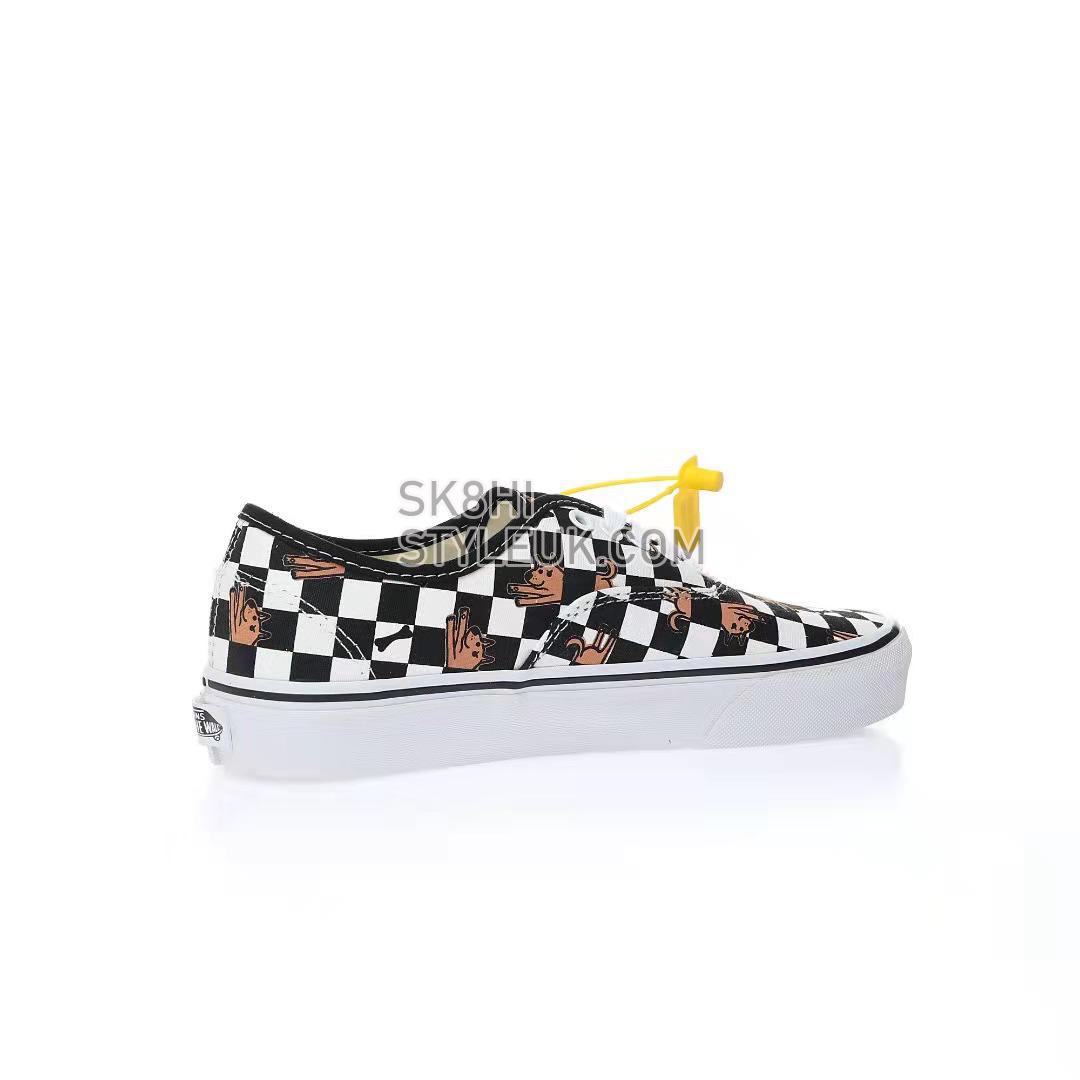 Vans Wallpaper Authentic Checkerboard Mens Womens - Black/White VN0A5KS9BP6 Shoes