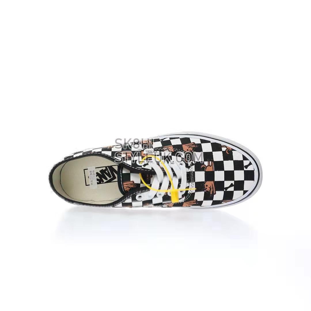 Vans Wallpaper Authentic Checkerboard Mens Womens - Black/White VN0A5KS9BP6 Shoes