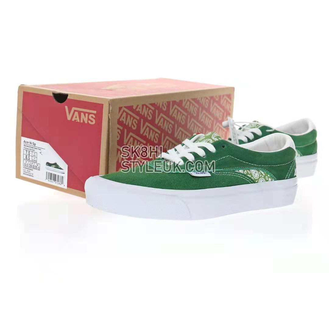 Vans Acer NI SP Mens Womens - Green/White VN0A4UWYDRK-1 Shoes