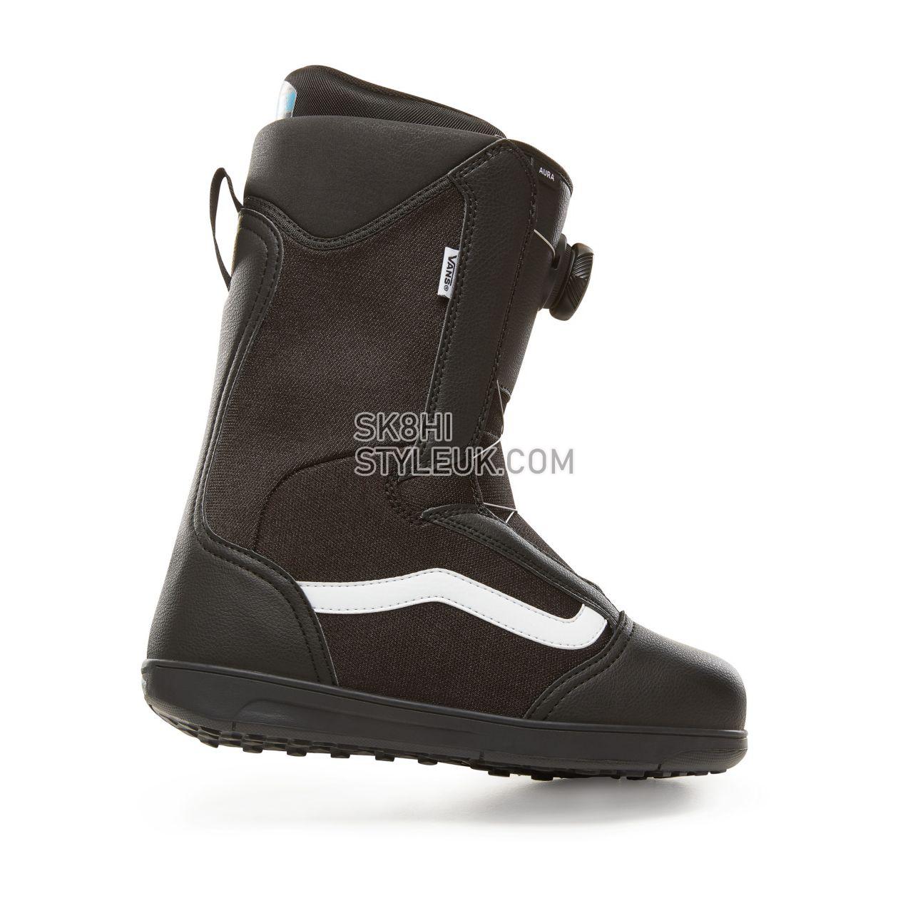 Vans Aura Snowboots Mens Womens - Black/White VA3TFEY28 Shoes