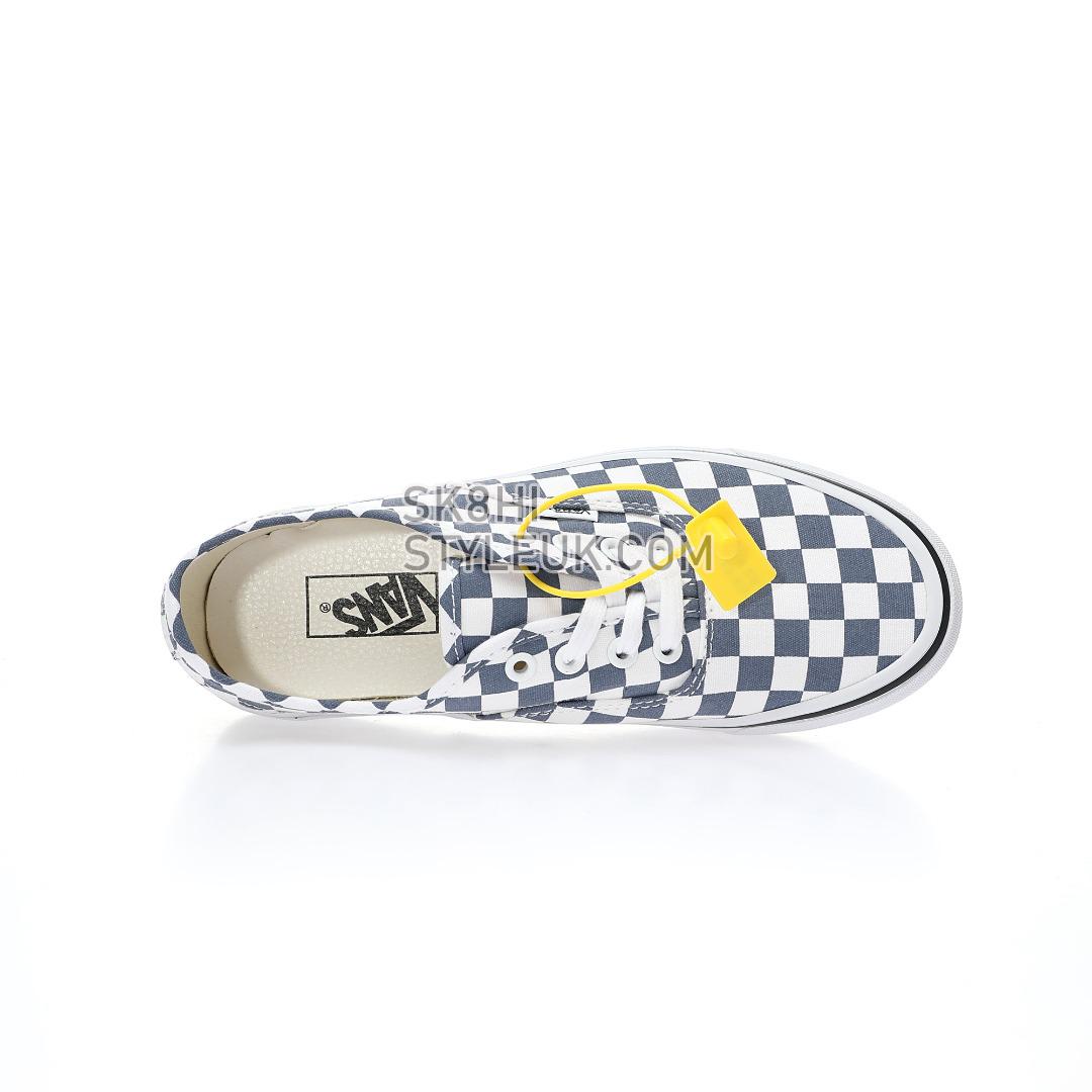 Vans Authentic 44 DX Anaheim Factory Checkerboard Mens Womens - Blue/White VN0A7Q5CBM7-1 Shoes