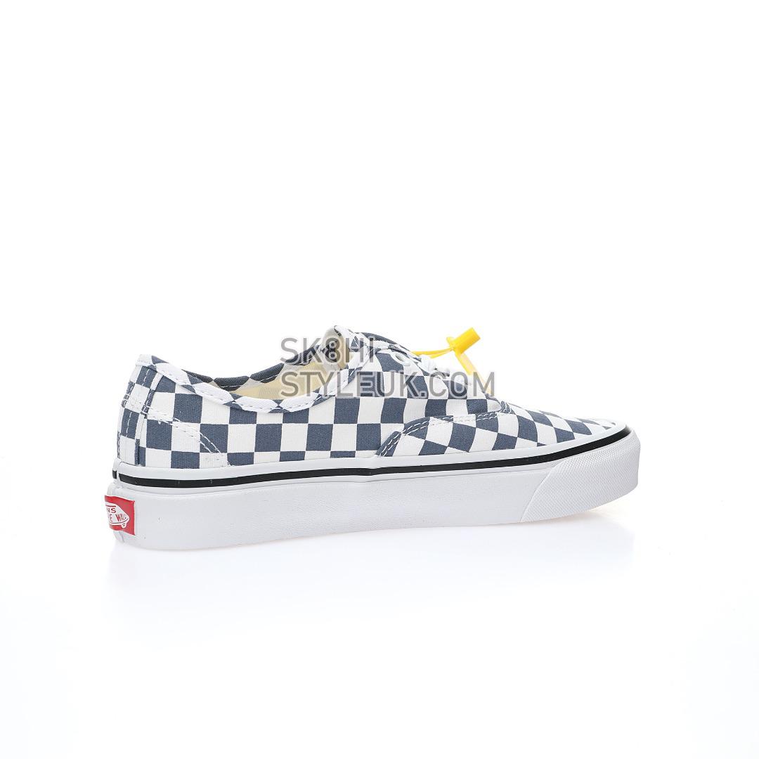 Vans Authentic 44 DX Anaheim Factory Checkerboard Mens Womens - Blue/White VN0A7Q5CBM7-1 Shoes