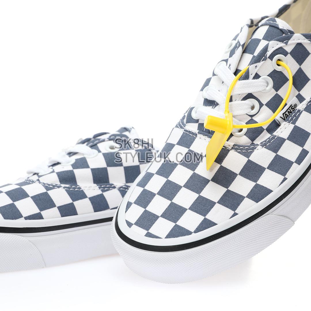 Vans Authentic 44 DX Anaheim Factory Checkerboard Mens Womens - Blue/White VN0A7Q5CBM7-1 Shoes