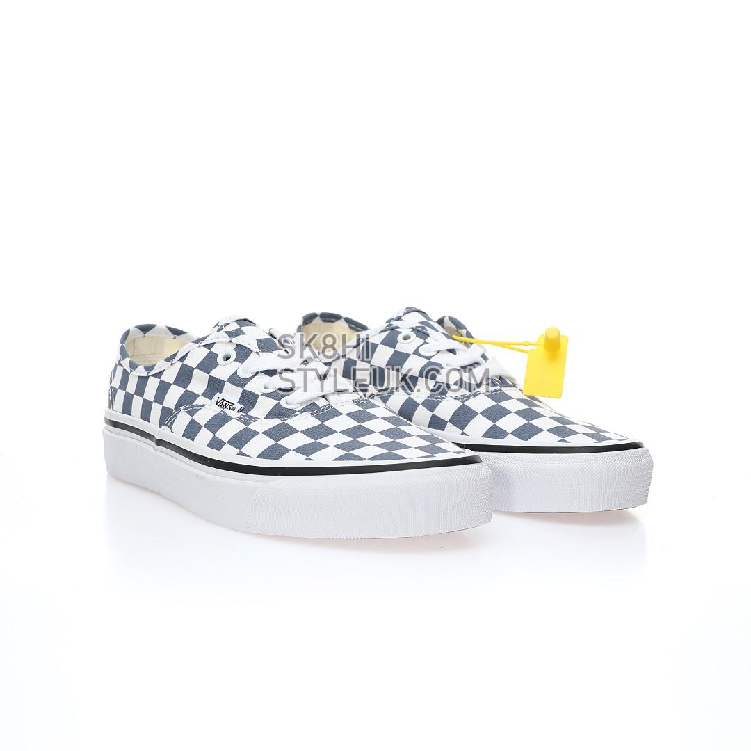 Vans Authentic 44 DX Anaheim Factory Checkerboard Mens Womens - Blue/White VN0A7Q5CBM7-1 Shoes