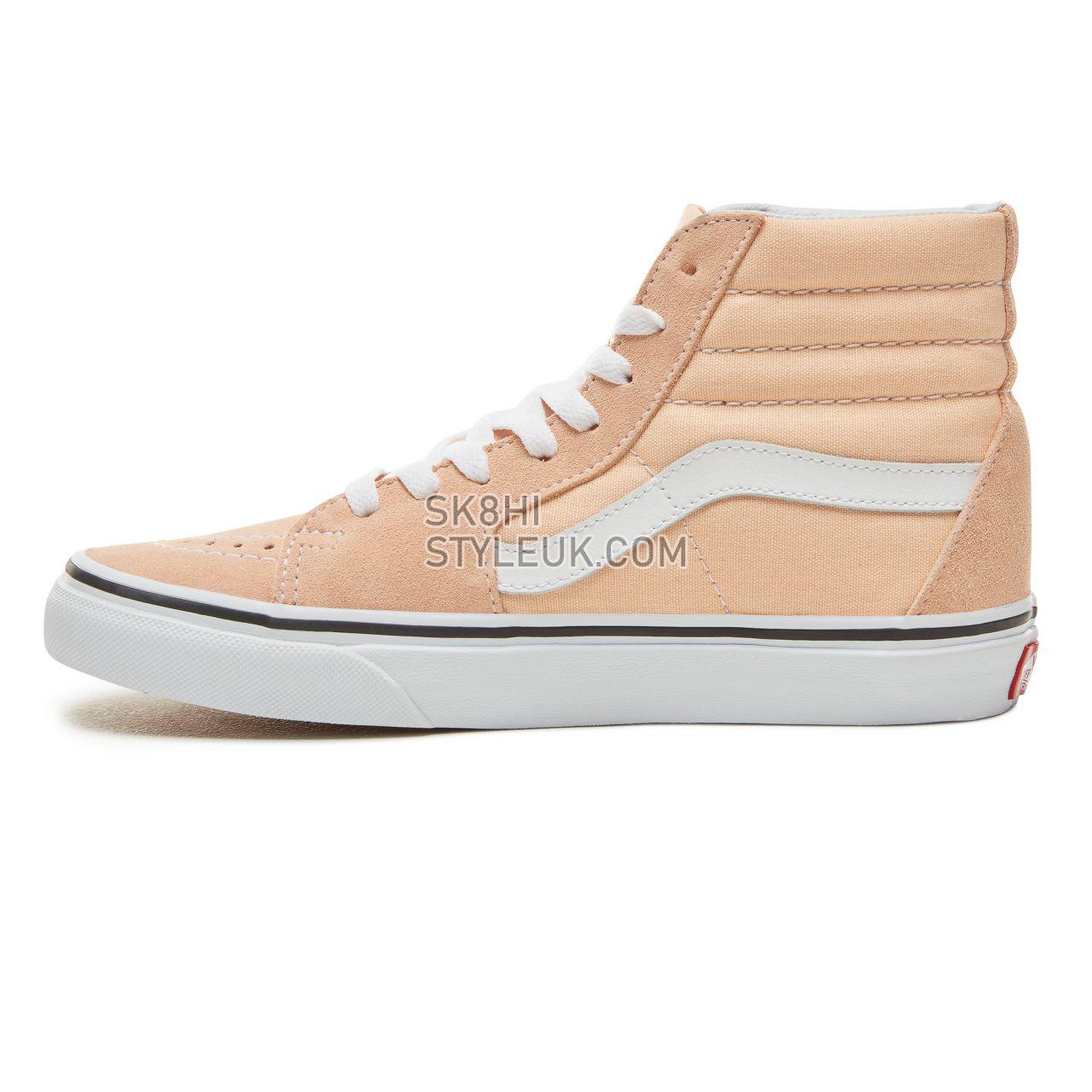 Vans Color Theory Sk8-Hi Classic (Unisex) Mens Womens - Bleached Apricot/True White VA38GEU5Y Shoes