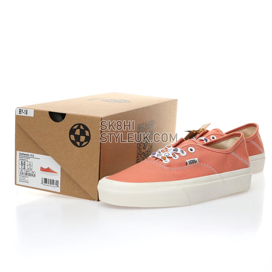 Vans Authentic VR3 SF Mens Womens - Orange/White VN0A4BX5CE6 Shoes