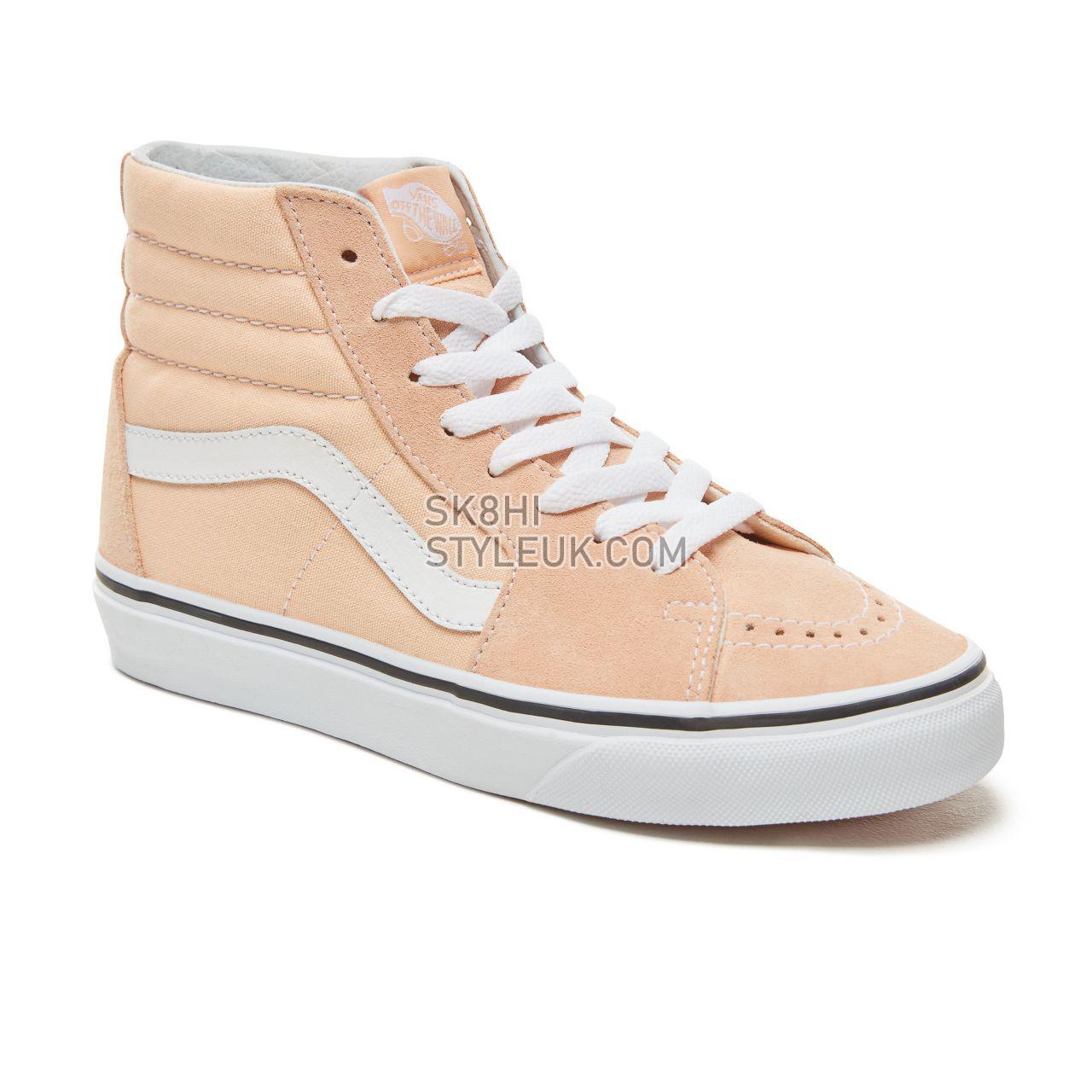 Vans Color Theory Sk8-Hi Classic (Unisex) Mens Womens - Bleached Apricot/True White VA38GEU5Y Shoes