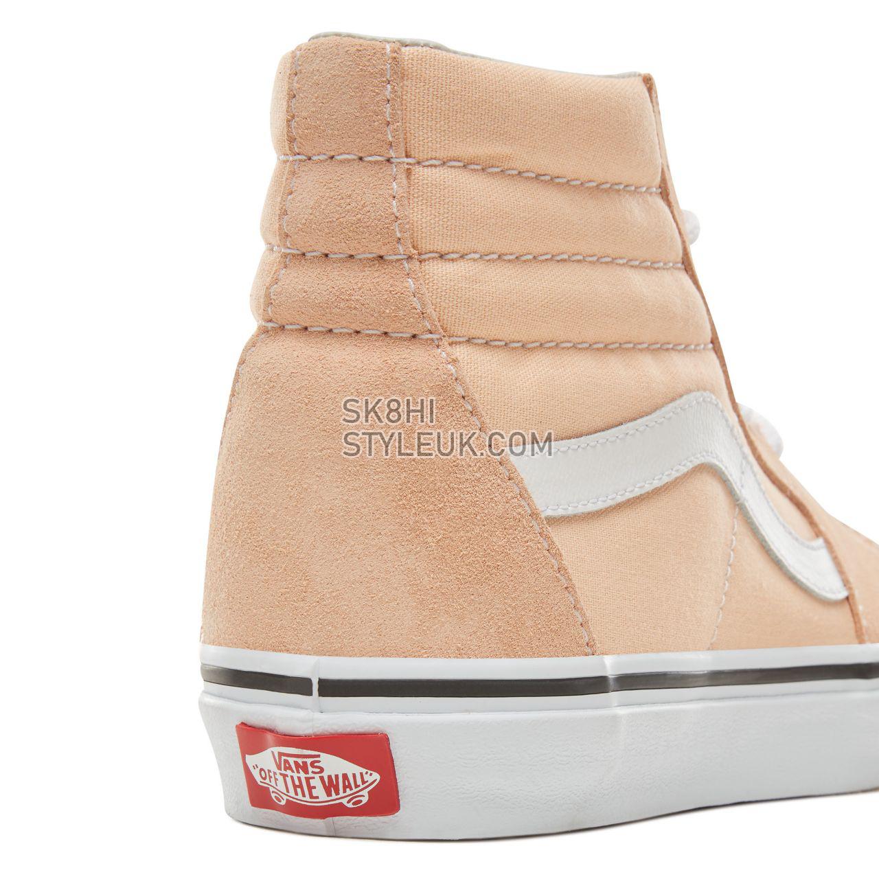 Vans Color Theory Sk8-Hi Classic (Unisex) Mens Womens - Bleached Apricot/True White VA38GEU5Y Shoes