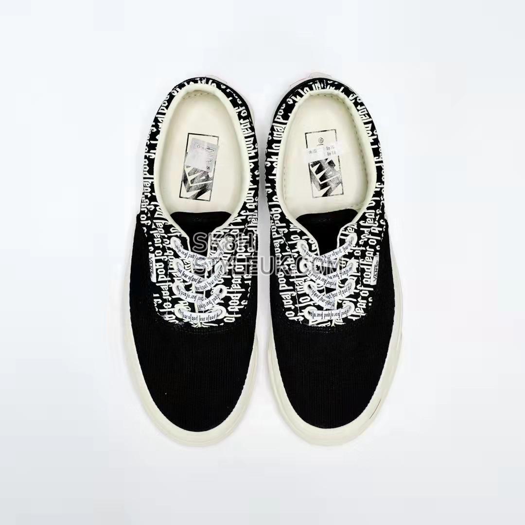 Fear of God x Vans Era 95 DX Mens Womens - Black/White VN0A3MQ5PZQ-1 Shoes