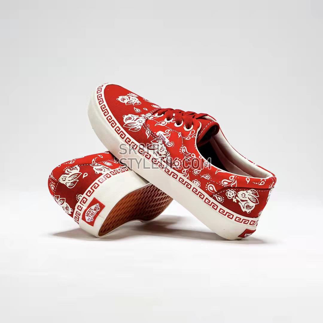 Vans Era Year Of The Rabbit Mens Womens - Red/White VN0005UERED Shoes