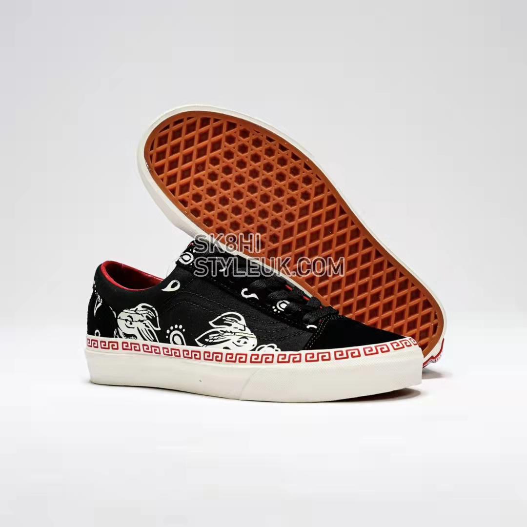 Vans Style 36 Year Of The Rabbit Mens Womens - Black/Red/White VN0A54F6BM8 Shoes