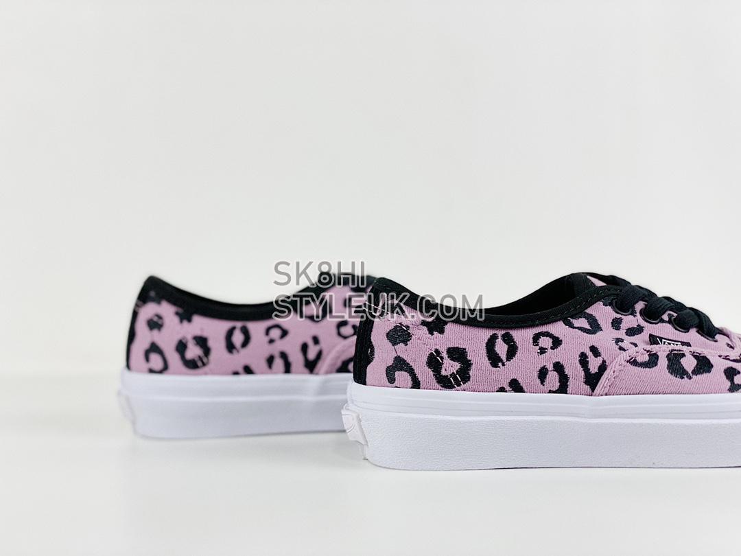 Vans Authentic VLT LX Velvet Mens Womens - Mauve Leopard/Black VN0A4CS48GB1 Shoes