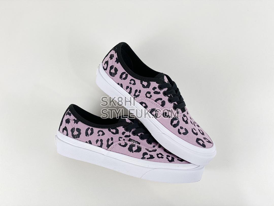 Vans Authentic VLT LX Velvet Mens Womens - Mauve Leopard/Black VN0A4CS48GB1 Shoes