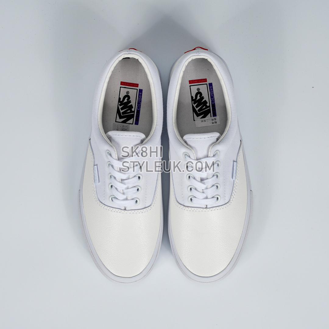 Vans Era Leather Skate Mens Womens - White/Cream VN0A5FC9WWW Shoes