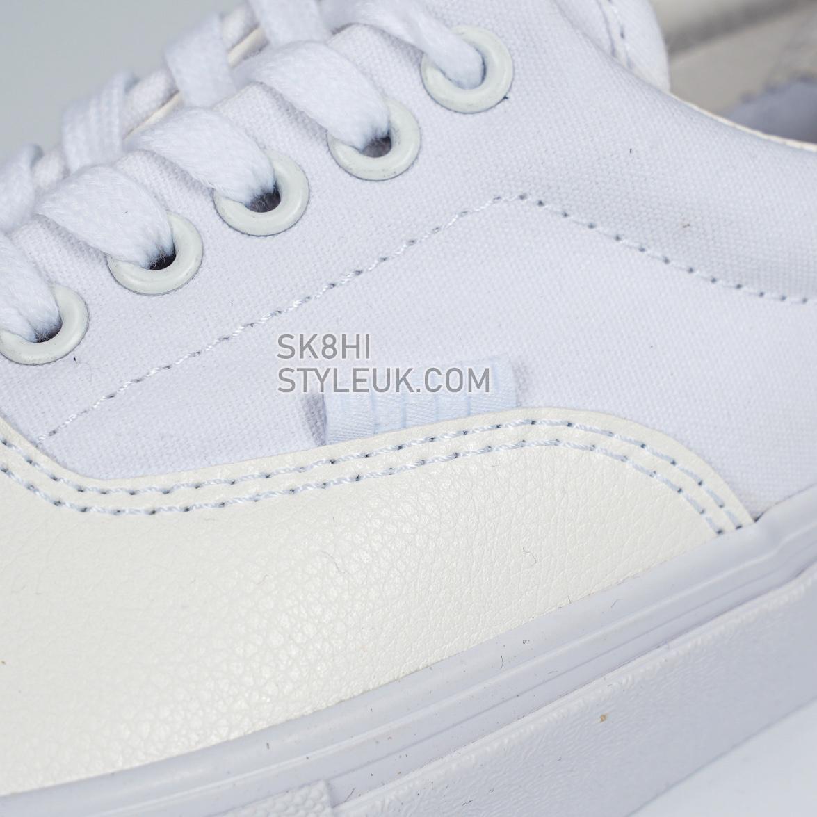 Vans Era Leather Skate Mens Womens - White/Cream VN0A5FC9WWW Shoes