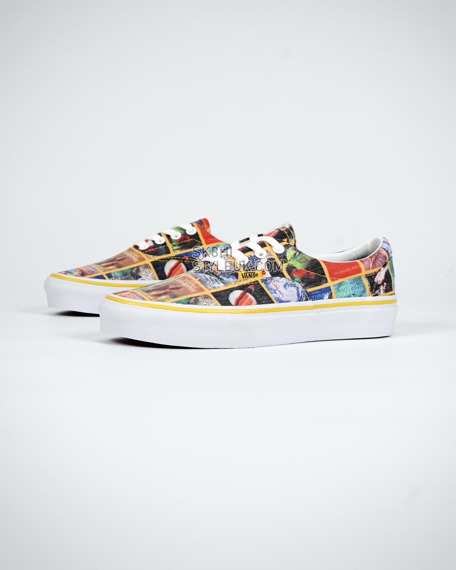 Vans x National Geographic Era Mens Womens - Multi/White-Yellow VN0A4U39WJZ Shoes