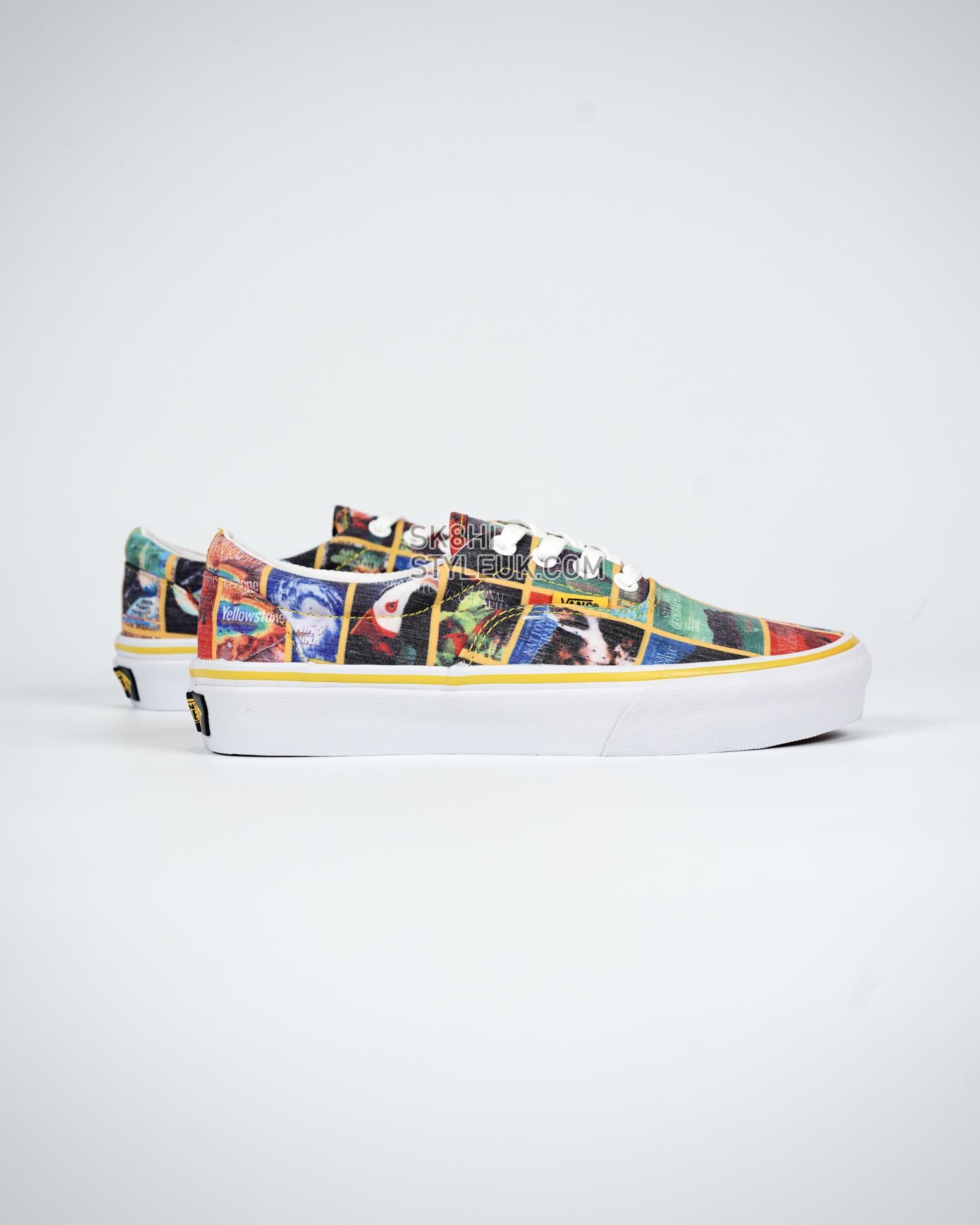 Vans x National Geographic Era Mens Womens - Multi/White-Yellow VN0A4U39WJZ Shoes