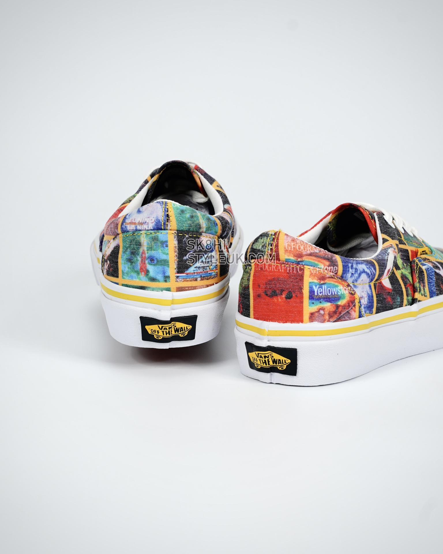 Vans x National Geographic Era Mens Womens - Multi/White-Yellow VN0A4U39WJZ Shoes