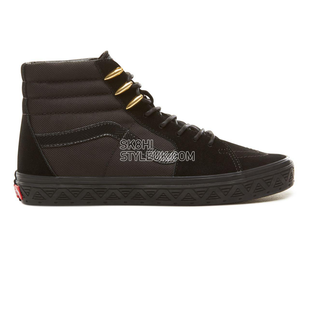 Vans X Marvel SK8-Hi Classic Mens Womens - (Marvel) Black Panther/Black VA38GEUBH Shoes