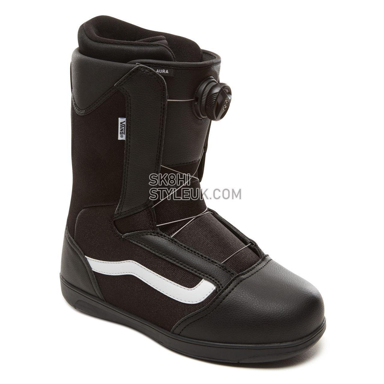 Vans Aura Snowboots Mens Womens - Black/White VA3TFEY28 Shoes