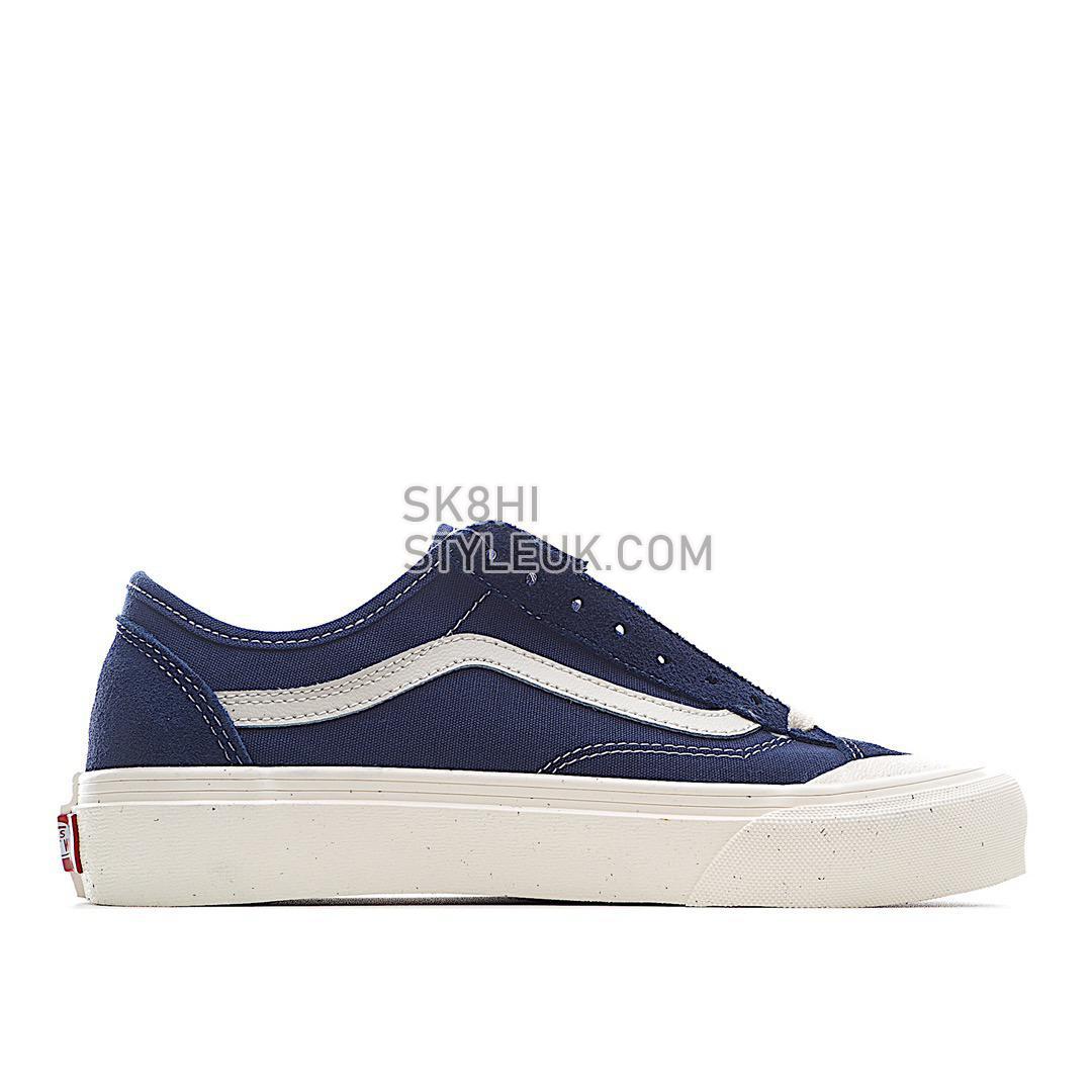 Vans Style 36 Decon Sf Salt Wash Mens Womens - Dark Denim/Marshmallow VN0A3MVLUBA Shoes