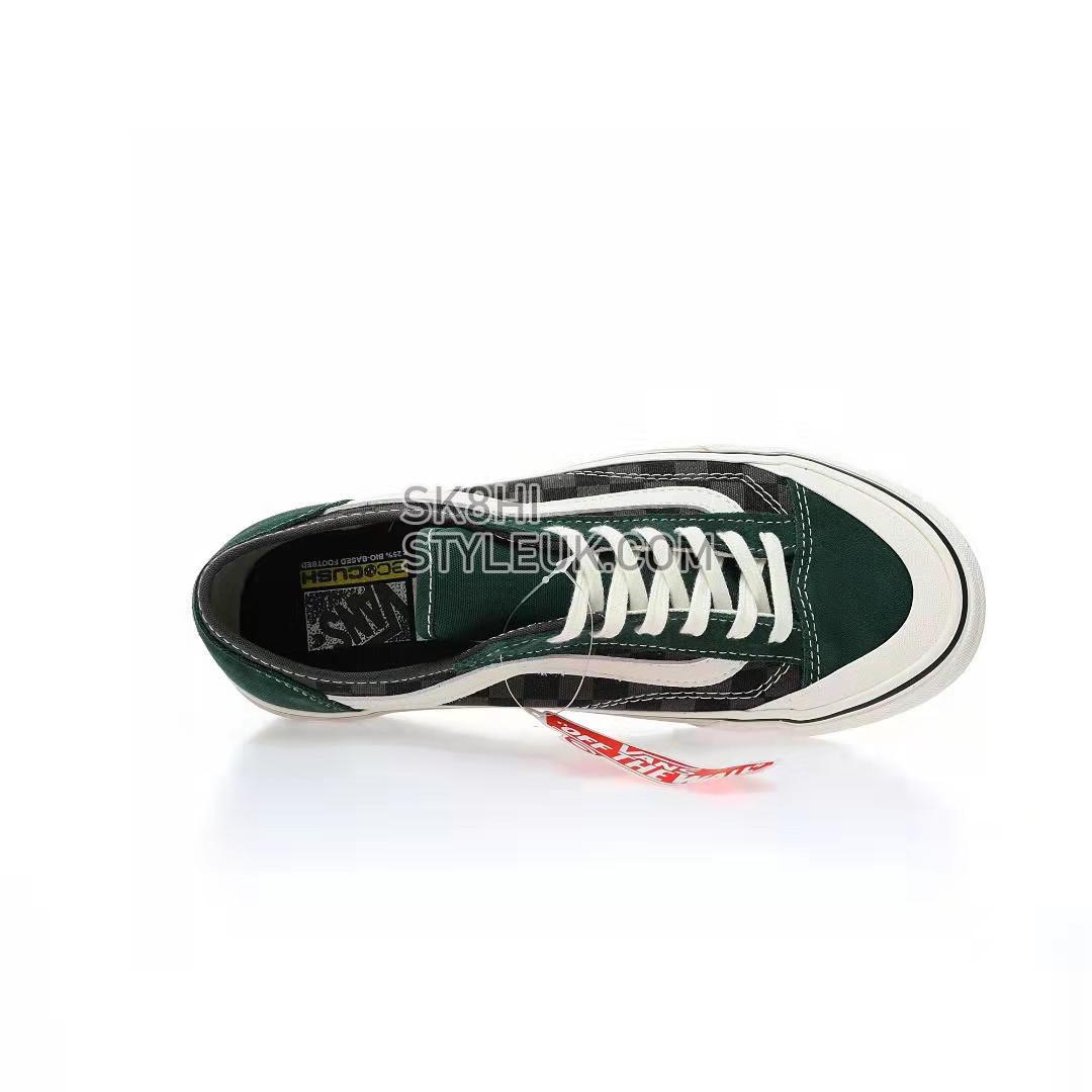 Vans Style 136 VR3 Checkerboard Mens Womens - Green/Black/White VN0A4BX9ACW Shoes