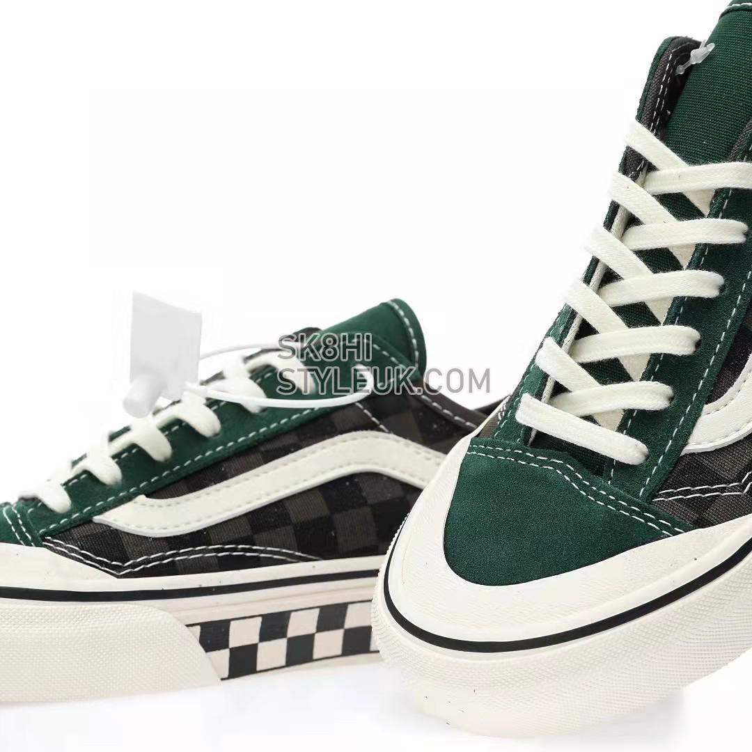 Vans Style 136 VR3 Checkerboard Mens Womens - Green/Black/White VN0A4BX9ACW Shoes