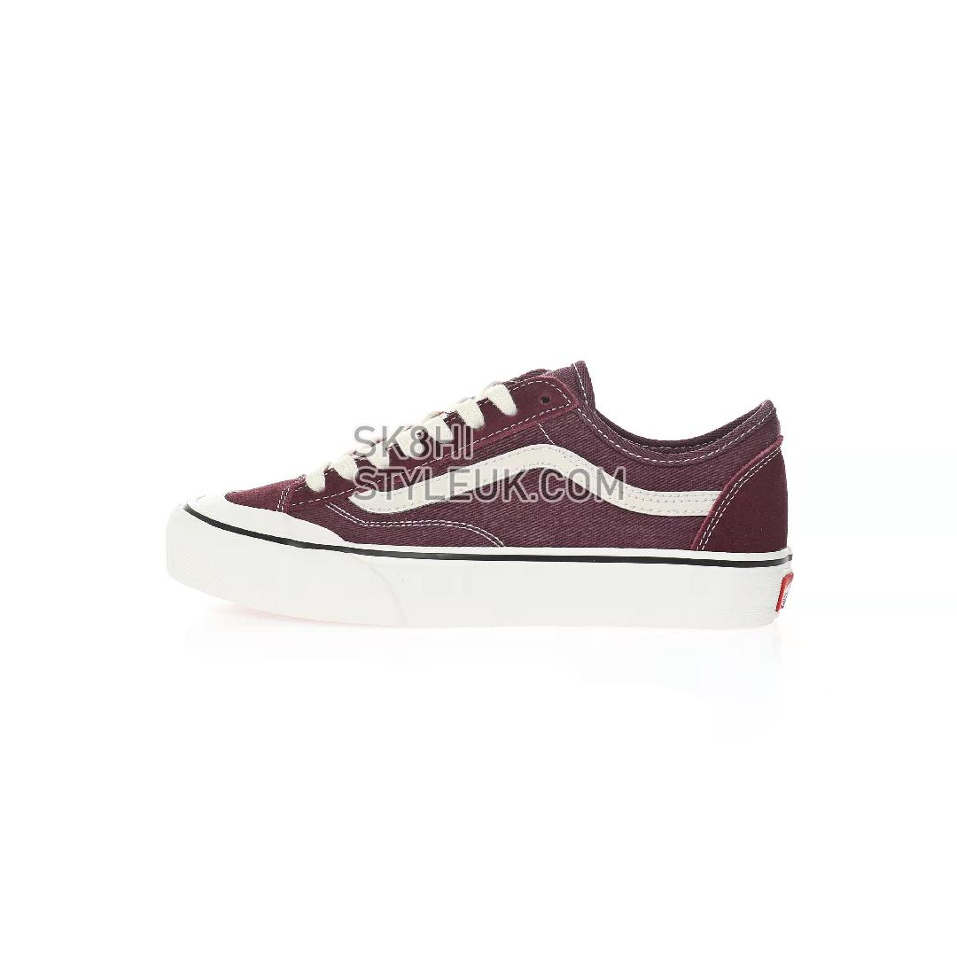 Vans Style 136 Decon VR3 Mens Womens - Burgundy/White VN0A4BX9BRG Shoes