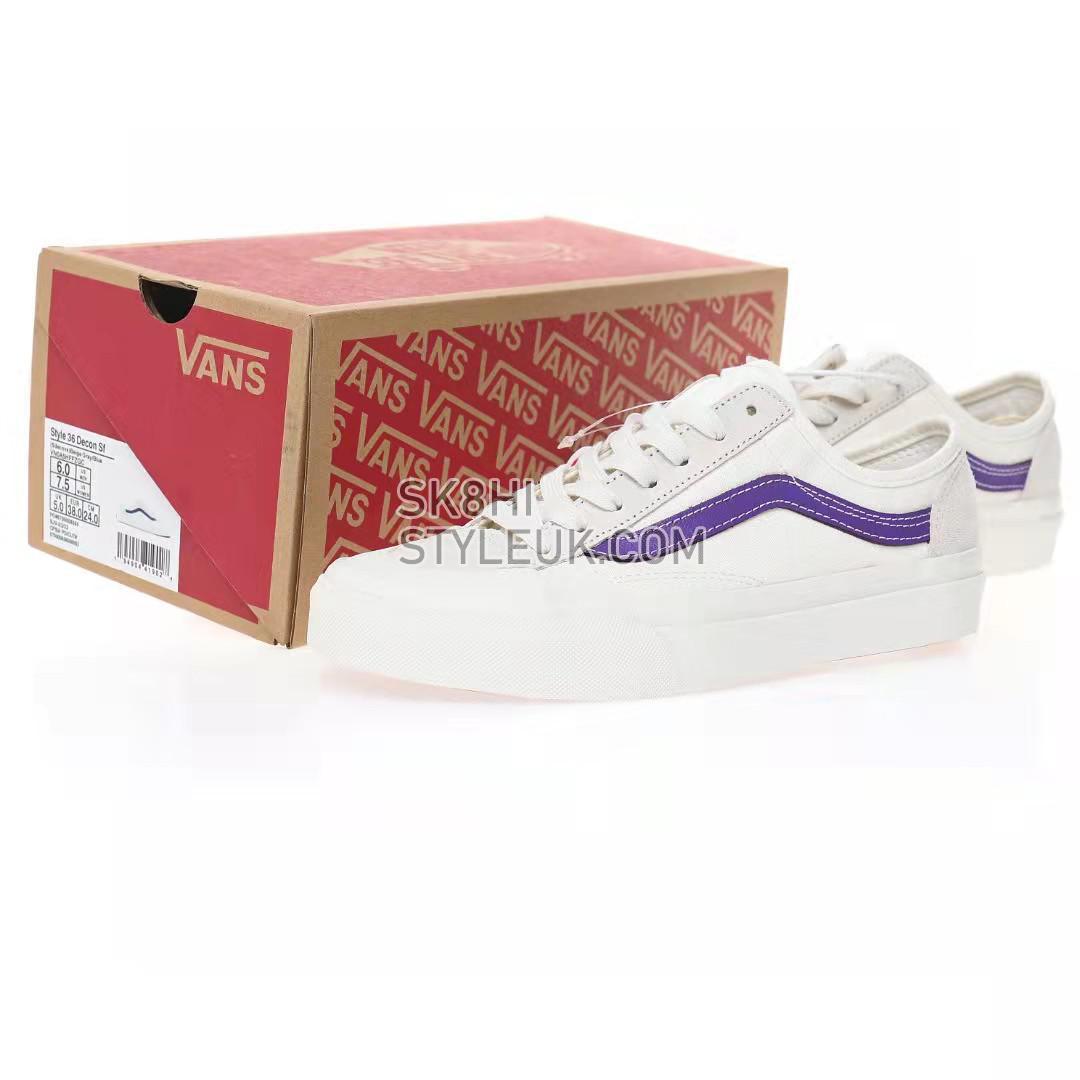 Vans Style 36 Decon SF Mens Womens - Marshmallow/Purple VN0A5HFF2Z2 Shoes