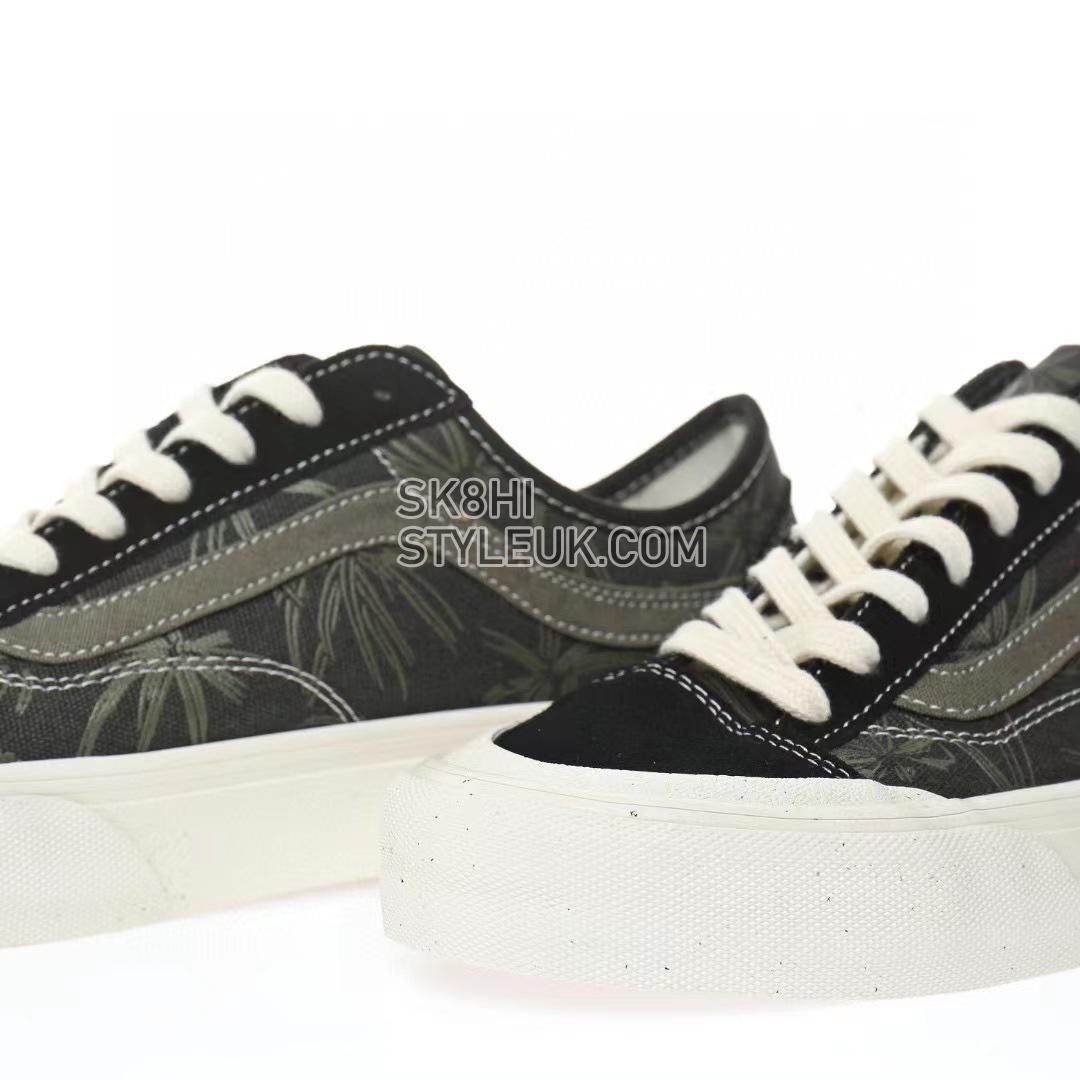 Vans Style 36 Decon SF Eco Theory - Black Palm Mens Womens - Black/Marshmallow/Green VN0A5HYRB98 Shoes