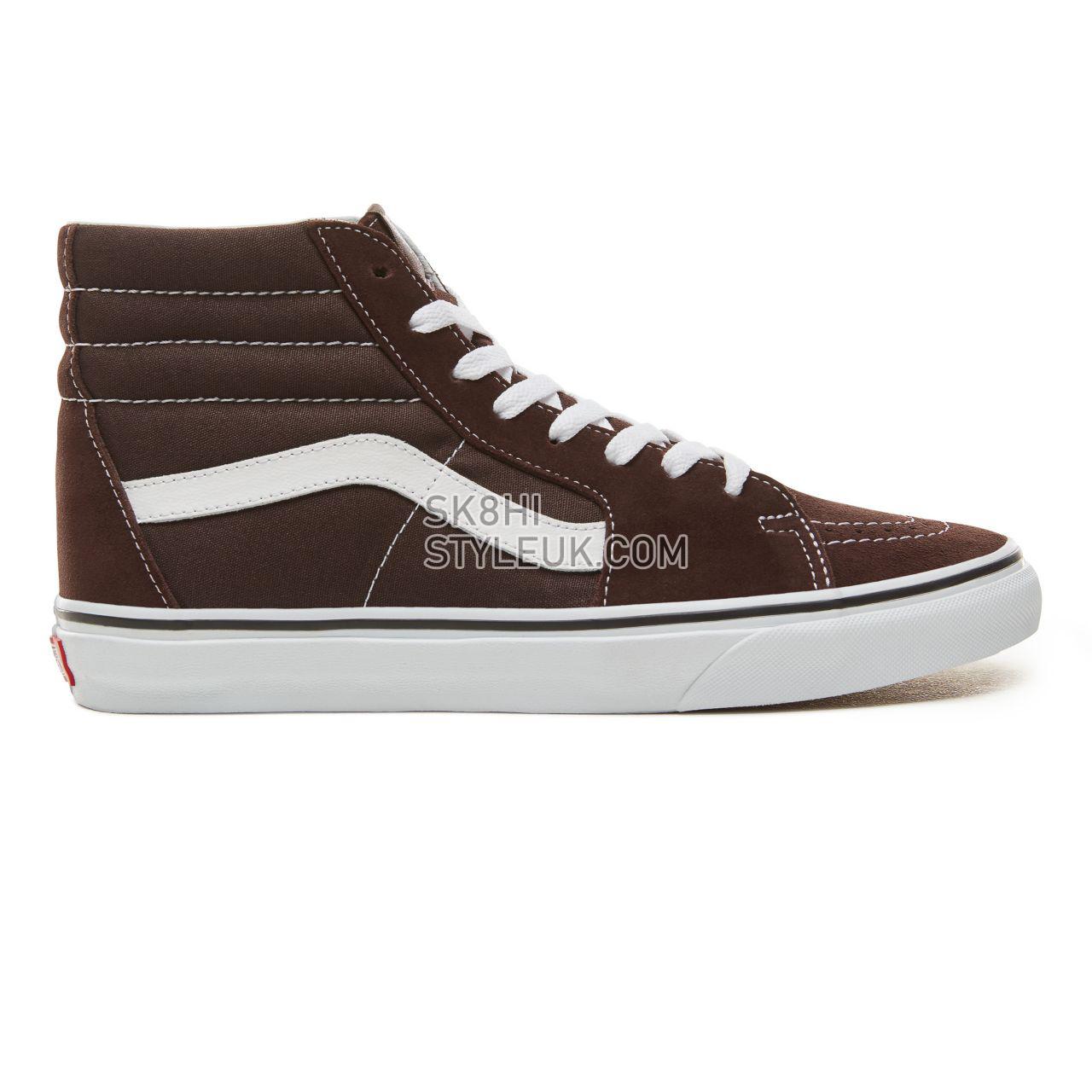 Vans Color Theory Sk8-Hi Classic (Unisex) Mens Womens - Chocolate Torte/True White VA38GEU5Z Shoes