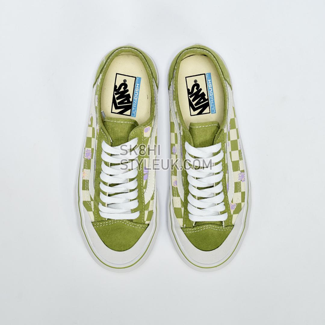 Vans Wallpaper Style 36 Decon SF Checkered Floral Mens Womens - Green/White VN0A5KS9CCF-1 Shoes