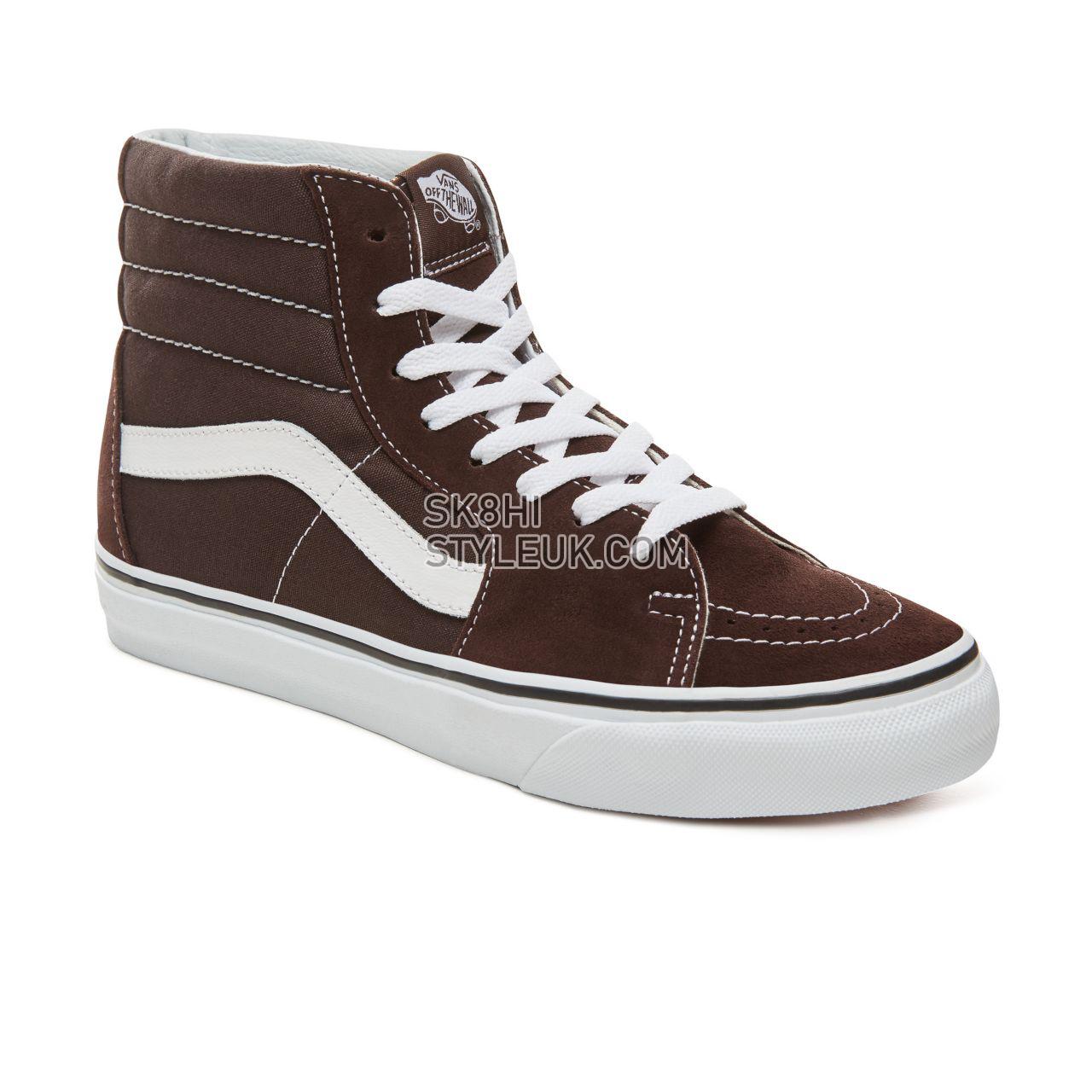 Vans Color Theory Sk8-Hi Classic (Unisex) Mens Womens - Chocolate Torte/True White VA38GEU5Z Shoes