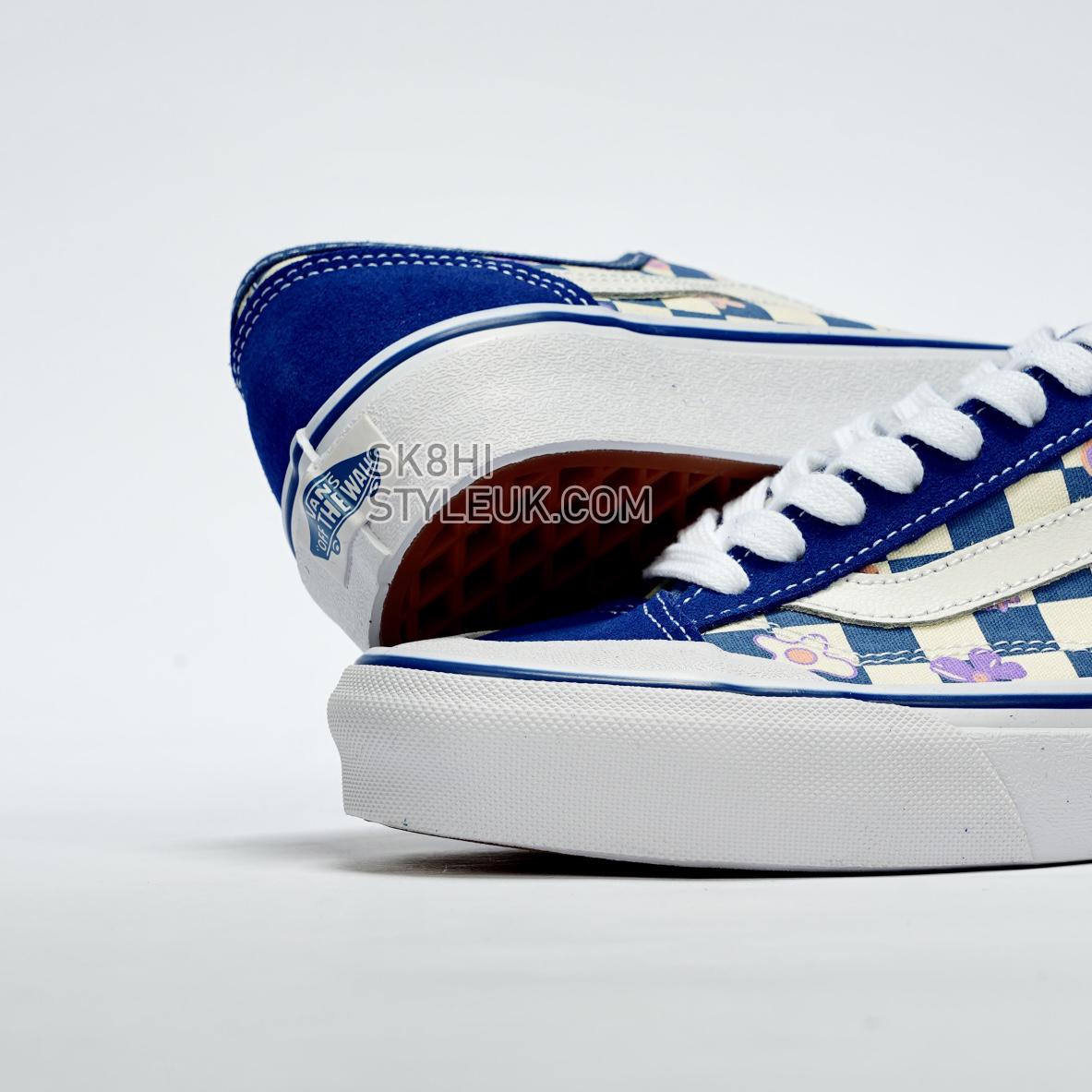 Vans Wallpaper Style 36 Decon SF Checkered Floral Mens Womens - Blue/White VN0A5KS9CCG-1 Shoes