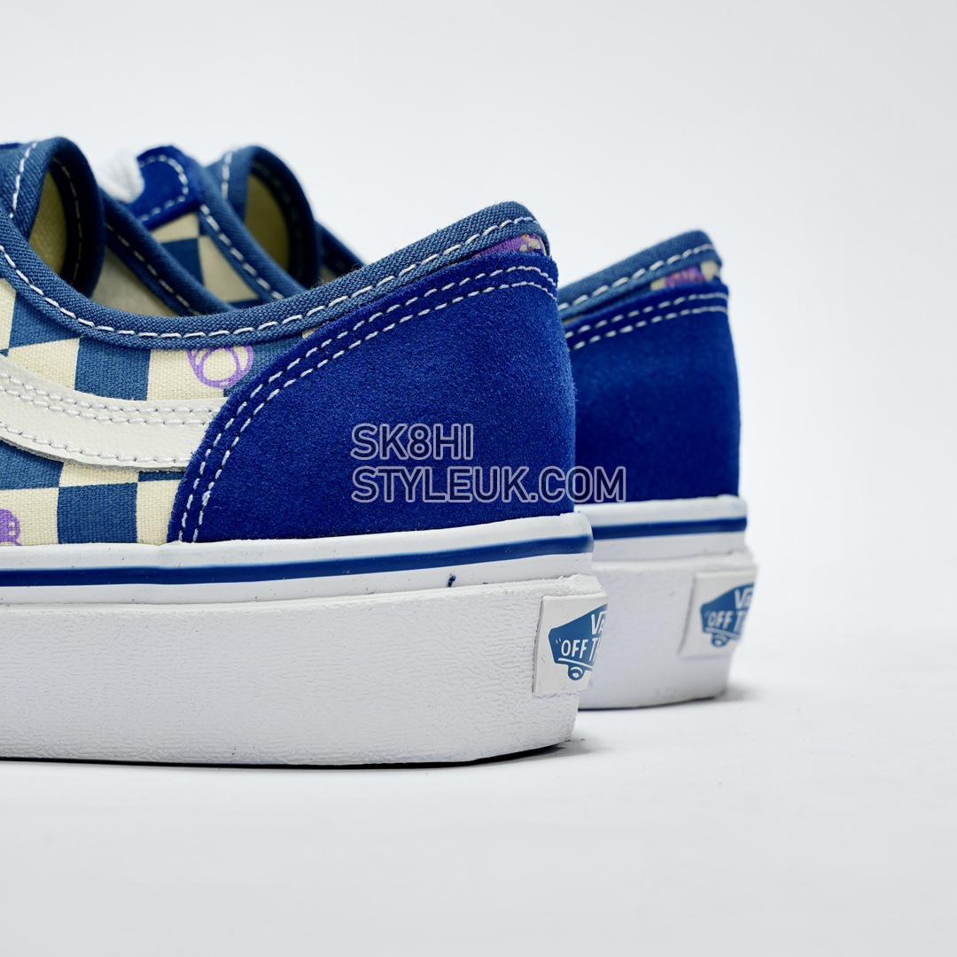 Vans Wallpaper Style 36 Decon SF Checkered Floral Mens Womens - Blue/White VN0A5KS9CCG-1 Shoes