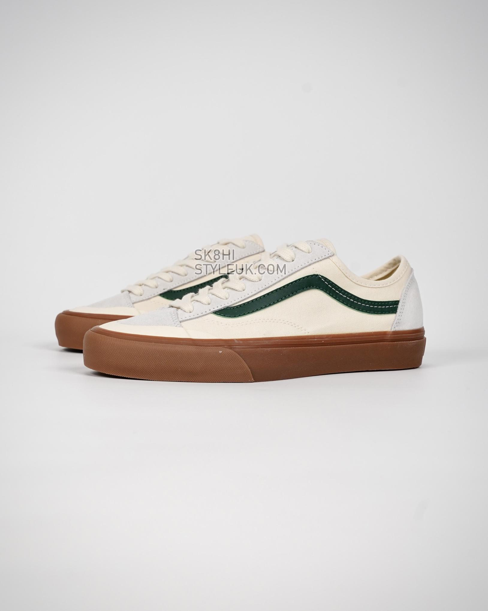 Vans Style 136 Decon VR3 SF Mens Womens - Marshmallow/Green/Gum VN0A4BX9BOM Shoes