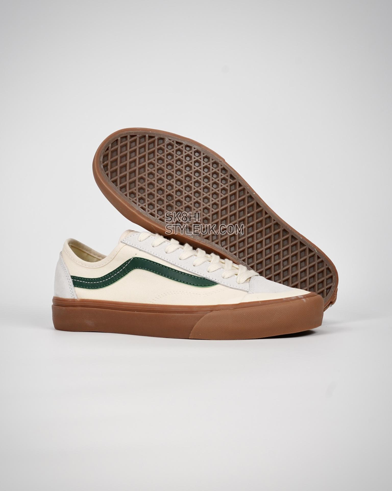 Vans Style 136 Decon VR3 SF Mens Womens - Marshmallow/Green/Gum VN0A4BX9BOM Shoes