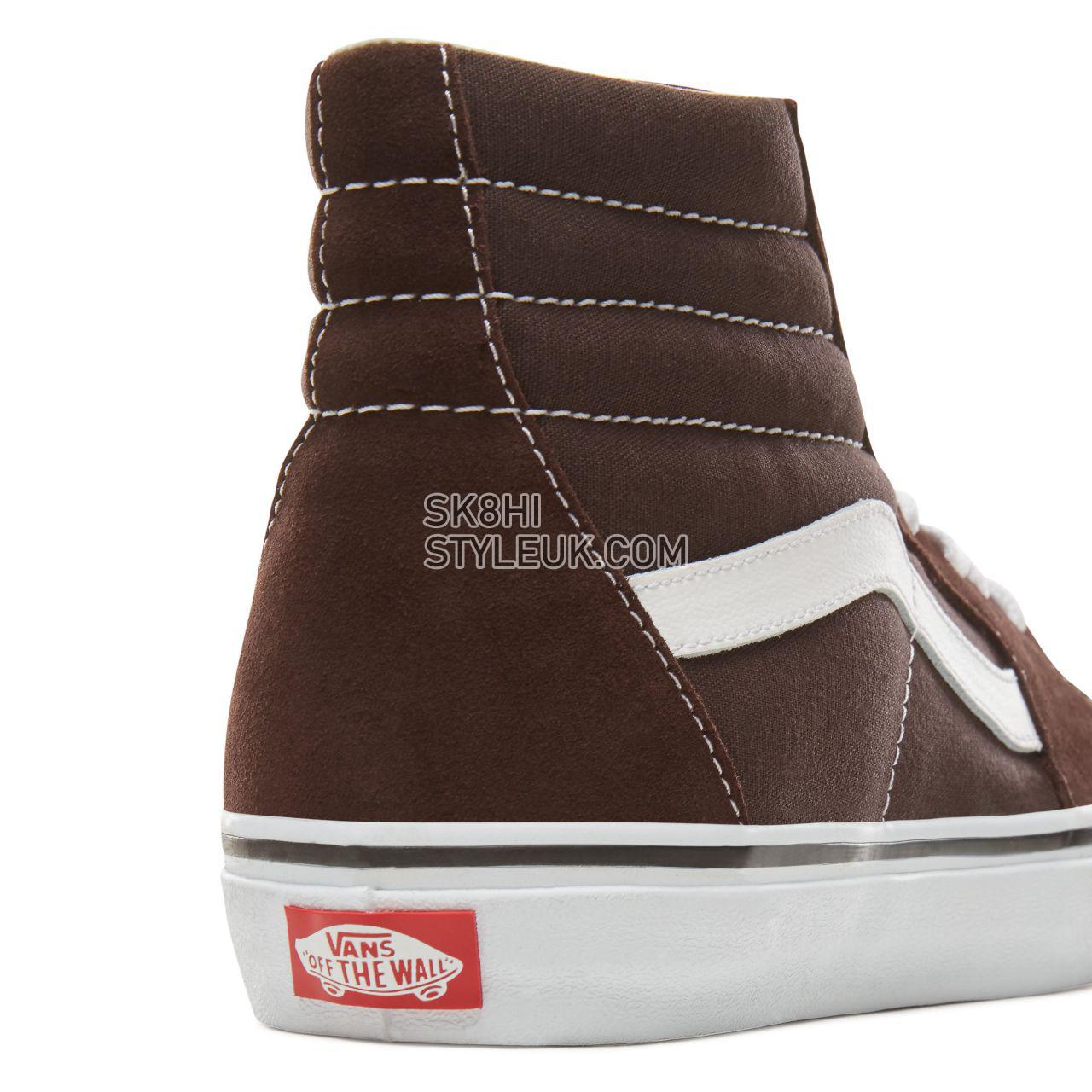 Vans Color Theory Sk8-Hi Classic (Unisex) Mens Womens - Chocolate Torte/True White VA38GEU5Z Shoes