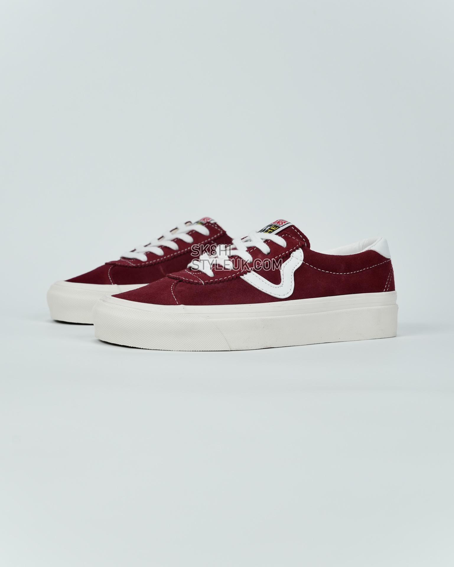 Vans Style 73 DX OG Mens Womens - Burgundy/White VN0A3WLQQA6 Shoes