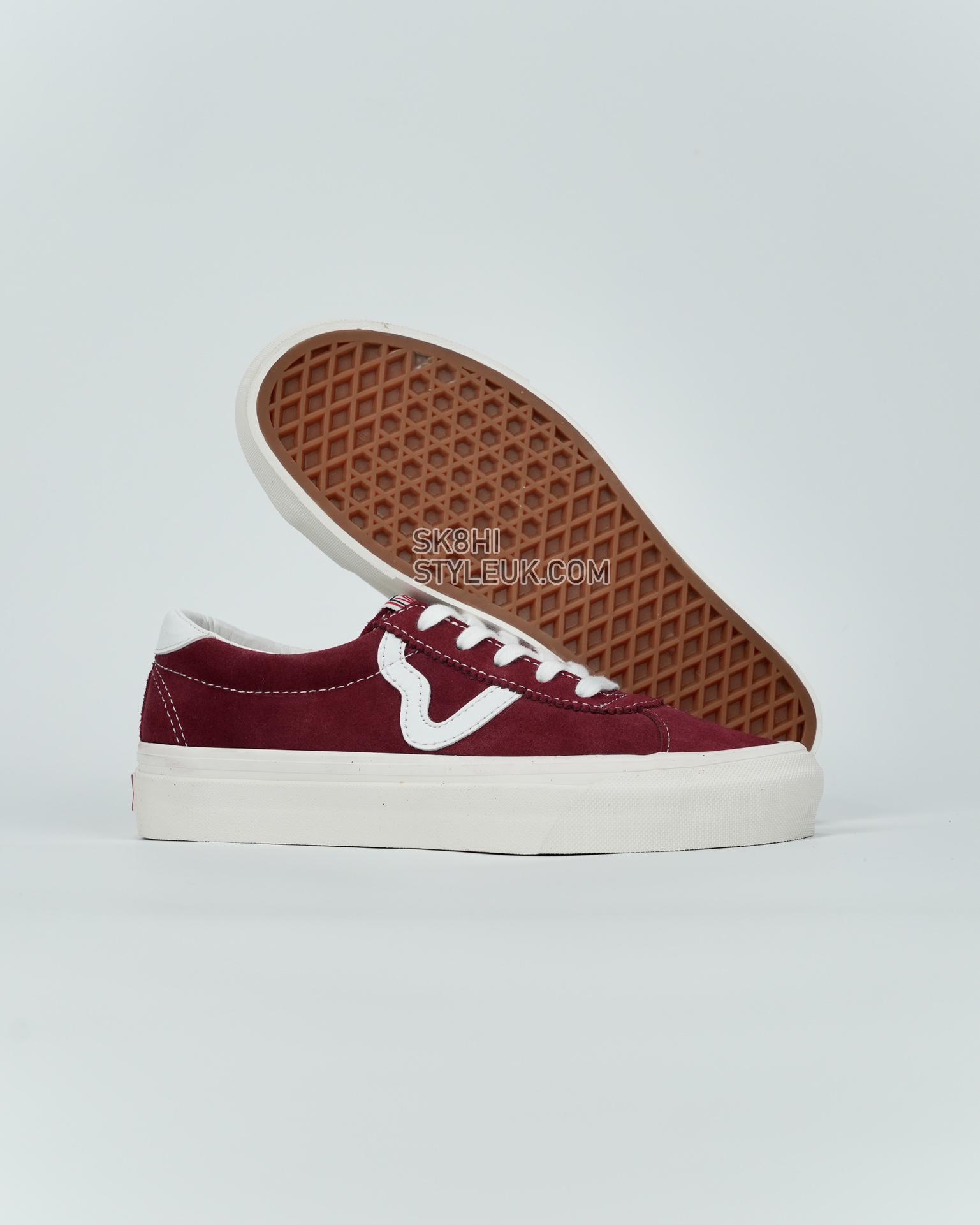 Vans Style 73 DX OG Mens Womens - Burgundy/White VN0A3WLQQA6 Shoes