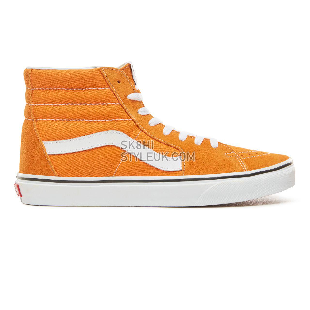 Vans Sk8-Hi Classic Mens Womens - Dark Cheddar/True White VN0A38GEUKU Shoes