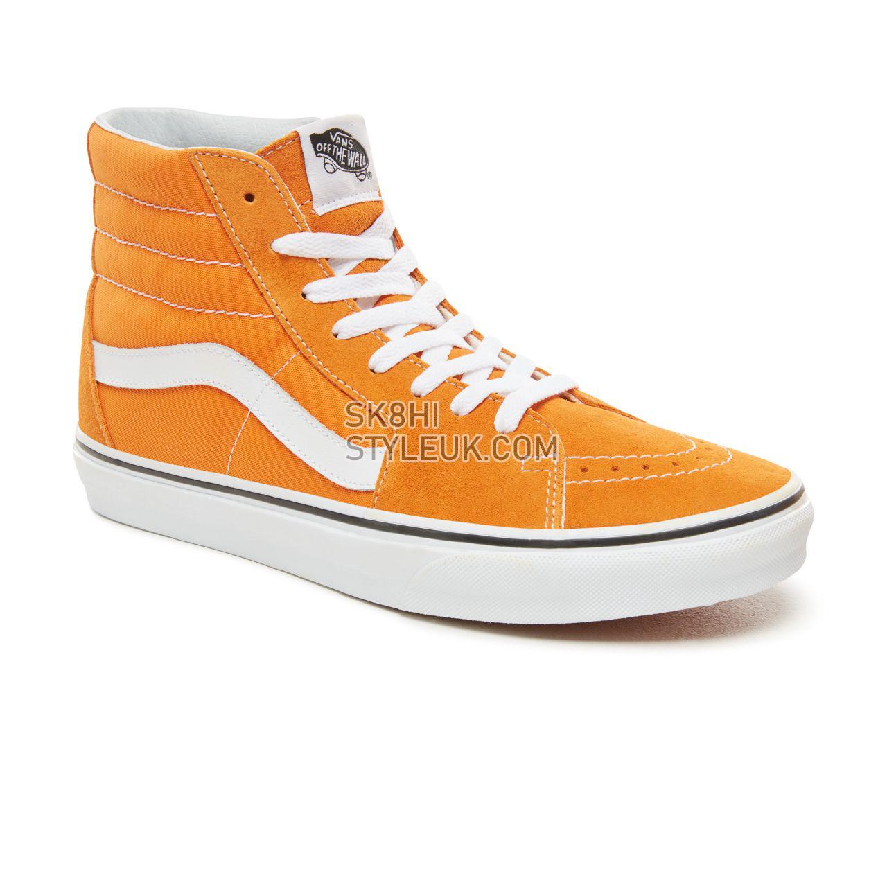 Vans Sk8-Hi Classic Mens Womens - Dark Cheddar/True White VN0A38GEUKU Shoes