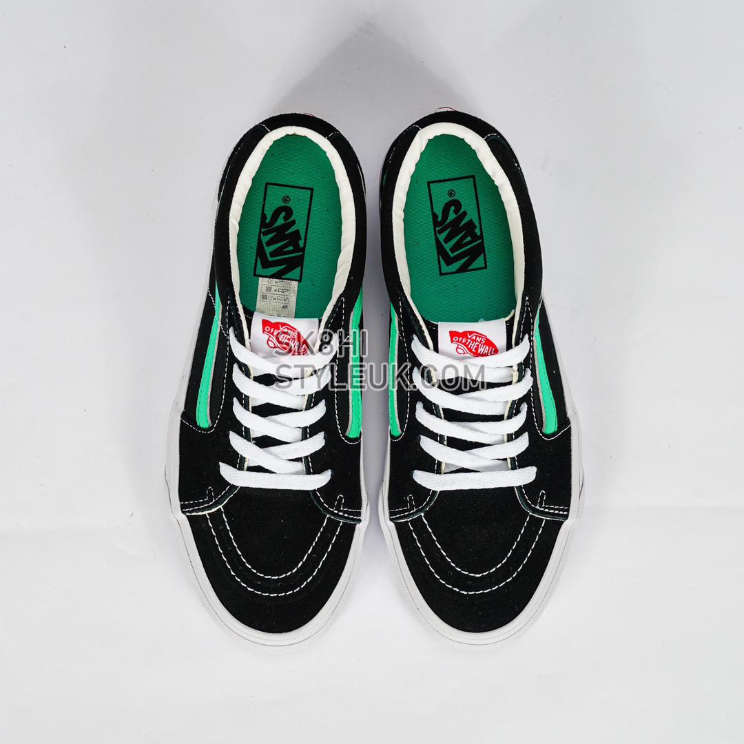 Vans Skate Sk8-Low Mens Womens - Black/Waterfall VN0A3WM34FV-1 Shoes